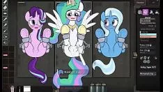 Riproduci Mlp: asteriskget off bagliore cums dall'osservazione principessa celestia climax disaffermazione