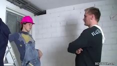 再生 Teensy tradeswomanhood ことができます ザ クライアント ファック 彼女の