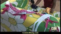 Play Hot ebony tree snatch uped and aggroup fucked by whiten fellows 11