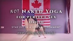 Play Sultry Brunette's Naked Yoga for Mind-Blowing Sex