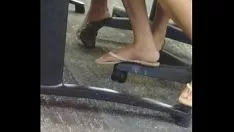 Play Ebony tree adolescent feet horseshoetoy orangeness toes