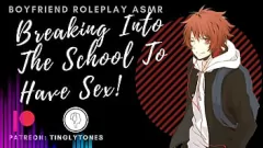 播放 在外面赶他：禁忌青少年公共性爱幻想与男友ASMR角色扮演